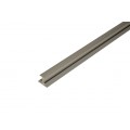 Profil H Inegal PAL-PAL 18 mm, L=2500 mm, finisaj alb | aluminiu | auriu mat | negru mat