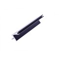 Profil model Gola L pentru corpuri suspendate, L=4000 mm, finisaj alb mat | aluminiu | negru mat