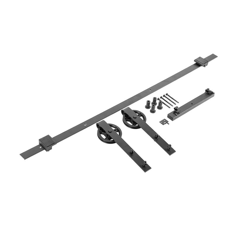 Set sistem de glisare cu amortizare BARN pentru 1 usa si ghidaj cu L=2000 mm, max. 100 kg