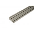 Sina dubla superioara pentru sistem ESTERNO 80, L = 2500 | 3500 mm, finisaj aluminiu