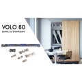 Sistem de glisare VOLO 80, set pentru 1 usa din lemn cu amortizare inclusa